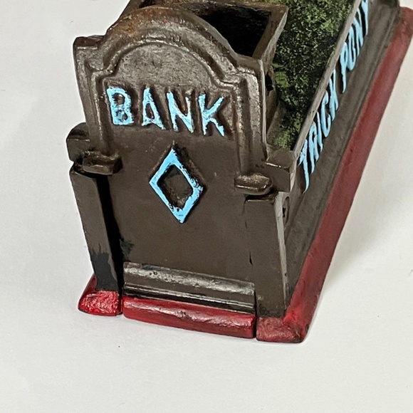 VINTAGE TRICK PONY CAST IRON MECHANICAL BANK - Picture 8 of 13